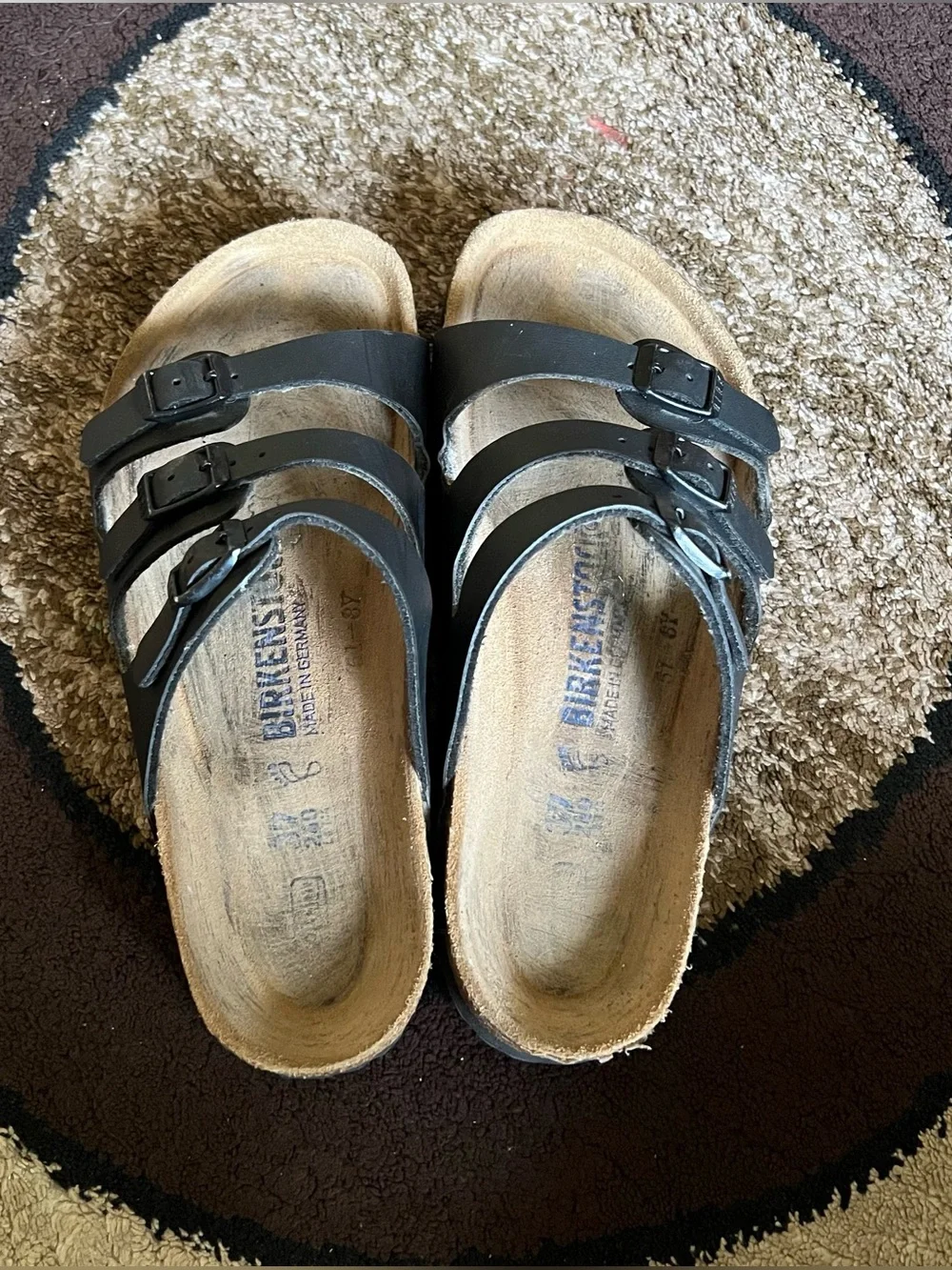 Women’s Birkenstock Florida Sandals soft Footbed Size 37 US 6
